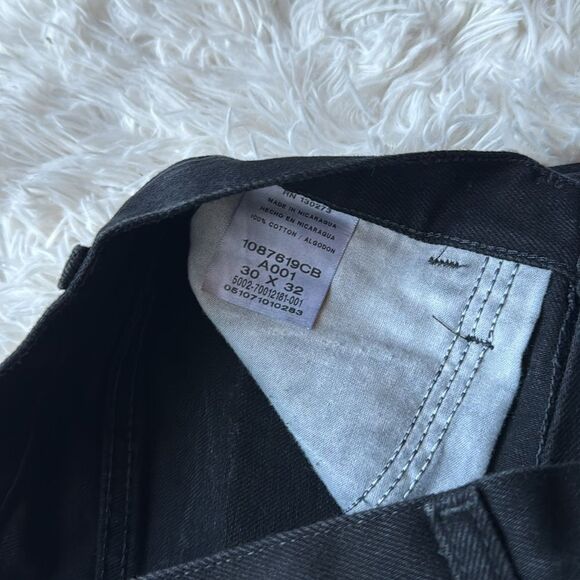 Rustler Black Straight Leg Jeans 30x32 30 - Picture 7 of 7